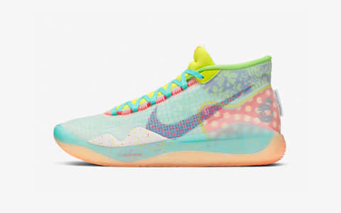 Nike KD 12 “EYBL” 杜兰特KD骚气球鞋，货号：CK1195-300