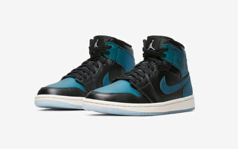 Air Jordan 1 Mid WMNS 货号：BQ6472-009