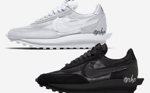 Sacai x Nike LDWaffle两款全新配色谍照抢先看！发布时间预计将于2020年2月份左右