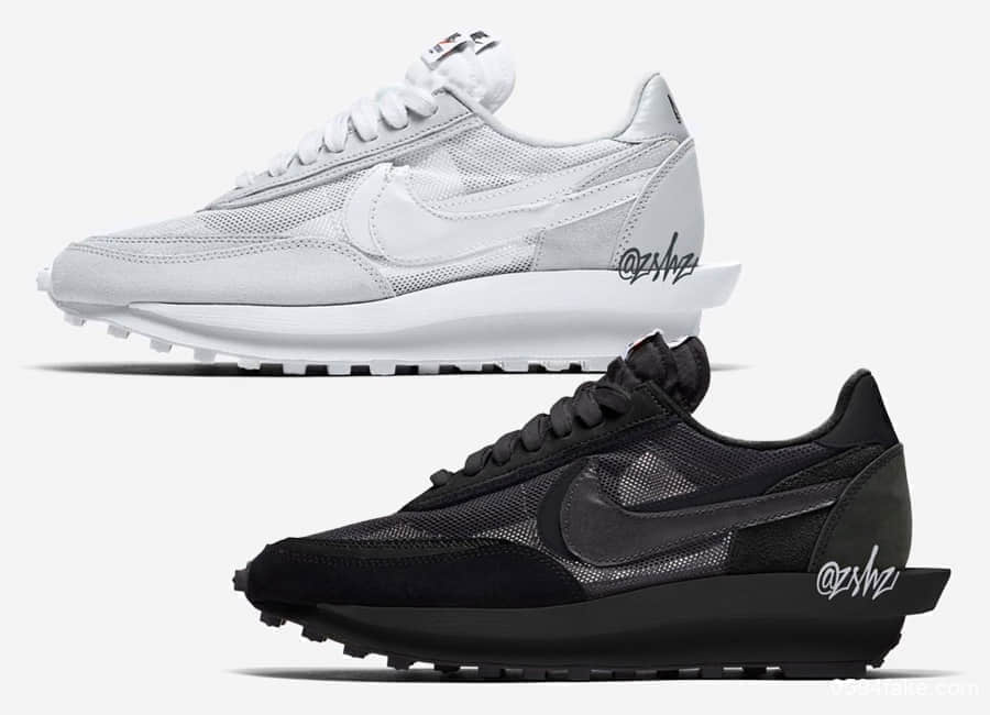 Sacai x Nike LDWaffle两款全新配色谍照抢先看!发布时间预计将于2020年2月份左右