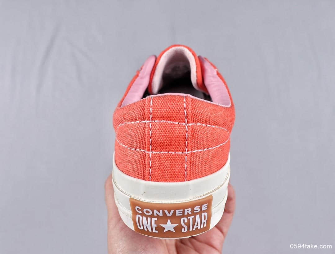匡威Converse One Star Sunbaked真标硫化高版本低帮板鞋木村一星 货号:164362C