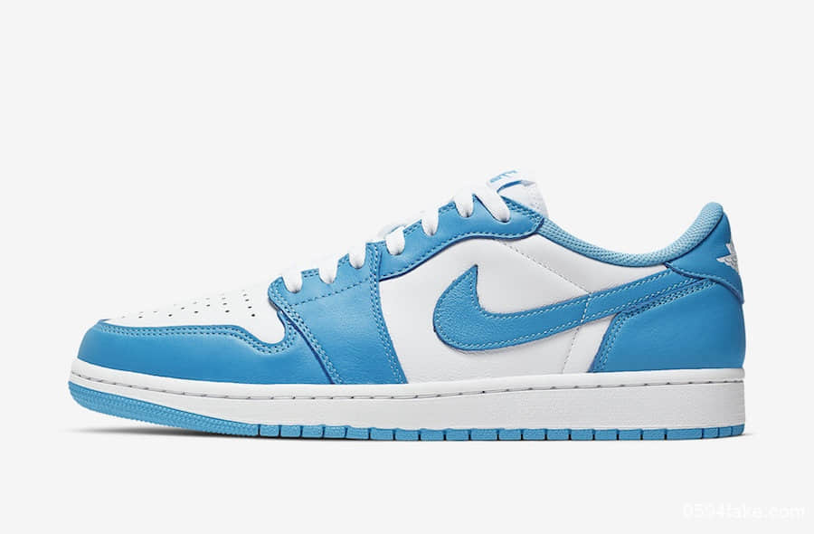 清新白蓝配色！Nike SB x Air Jordan 1 Low“UNC”即将发布！ 货号：CJ7891-401