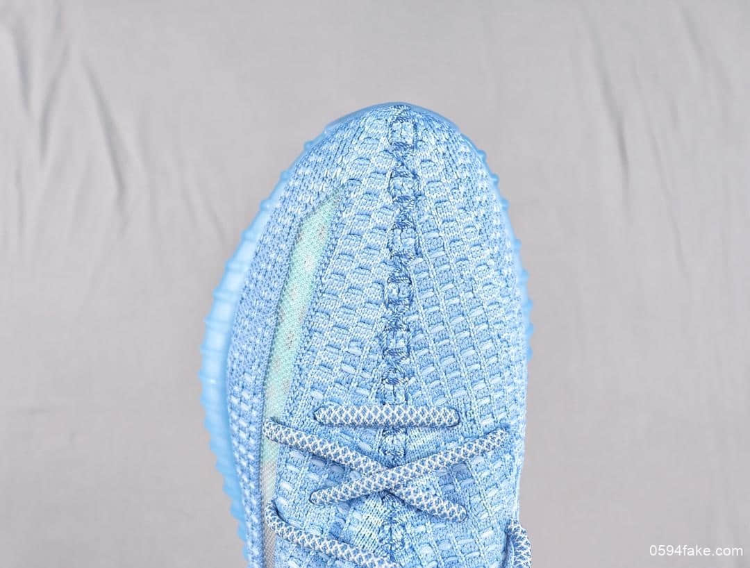 Adidas Yeezy BOOST 350 V2 Bluetr Antlia纯原版本侃爷明星同款百搭轻便爆米花中底休闲运动慢跑鞋 货号:FW9008