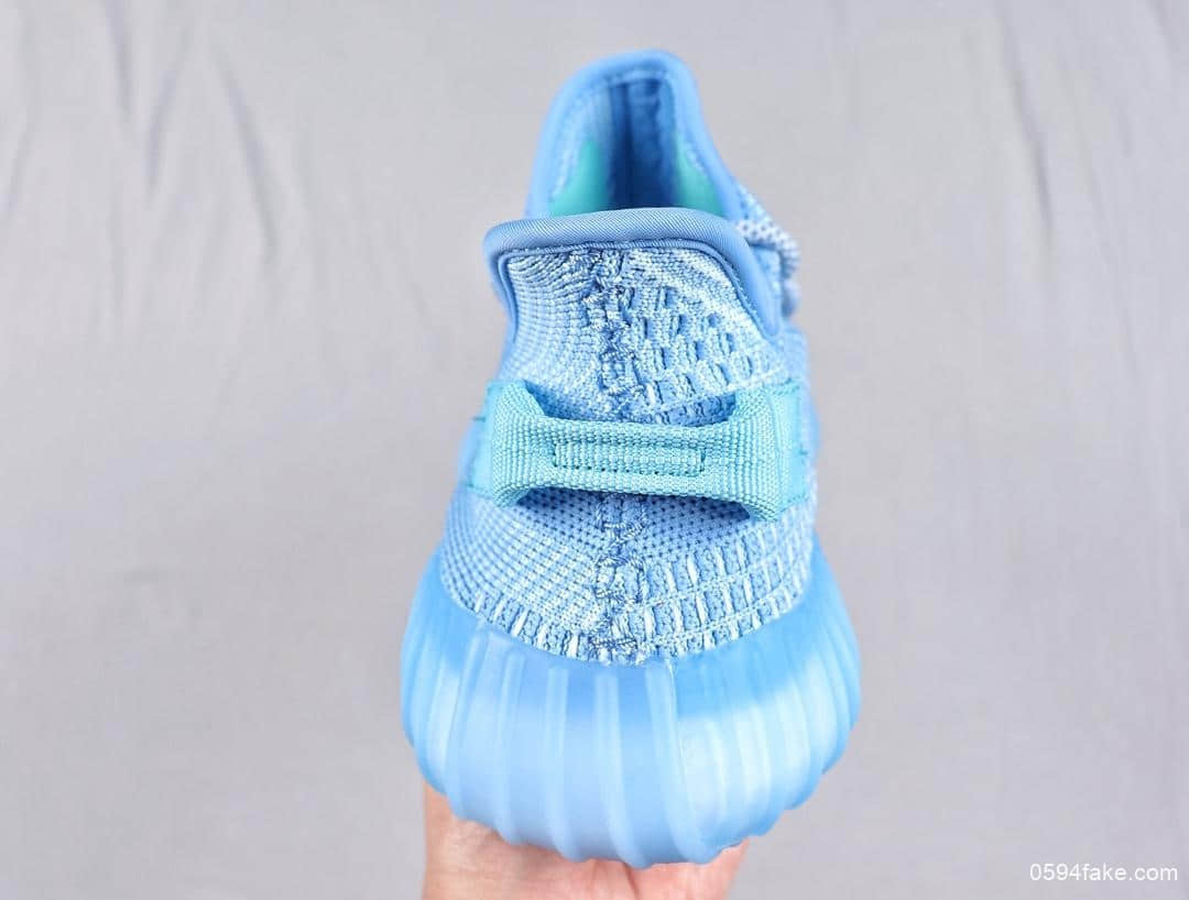 Adidas Yeezy BOOST 350 V2 Bluetr Antlia纯原版本侃爷明星同款百搭轻便爆米花中底休闲运动慢跑鞋 货号:FW9008