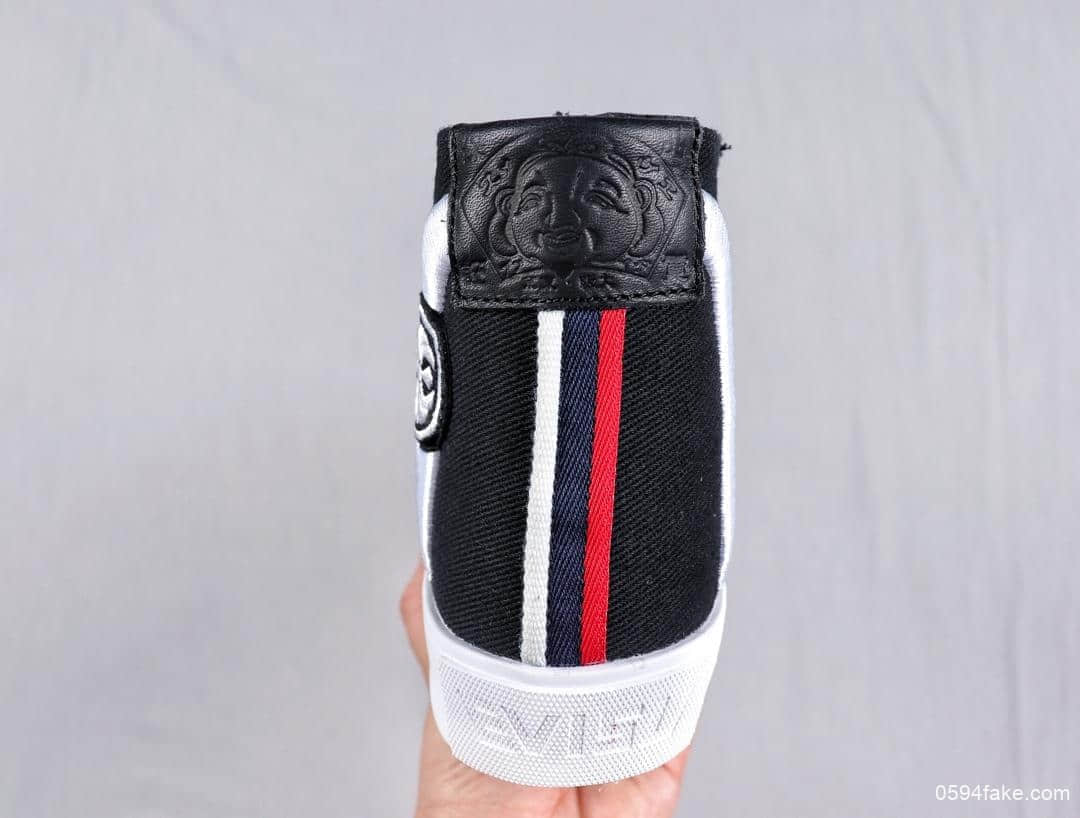 福神Evisu Embroidered Low-top Sneakers 2019刺绣海鸥休闲百搭低帮帆布板鞋