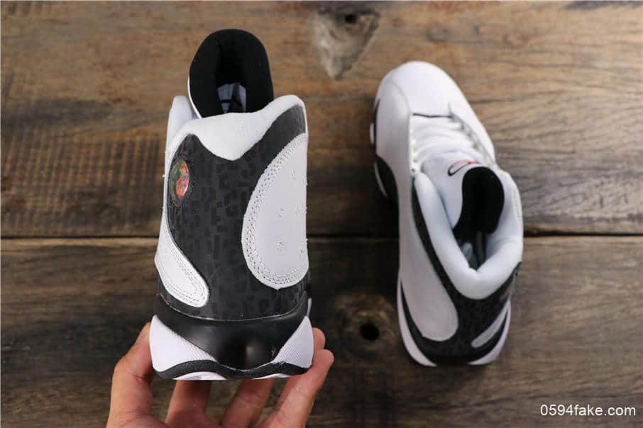 乔丹Air Jordan 13 Love & Respect纯原版本AJ13爱与尊重白黑高帮实战篮球鞋 货号:888164-112