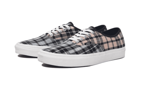 两种不同格子材料拼接出的全新万斯 Vans Authentic“Plaid Mix”