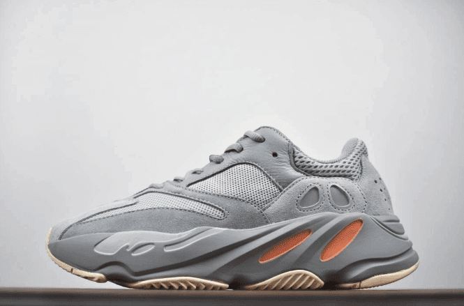 Adidas YEEZY 700 Boost惯性灰色 阿迪达斯公司级椰子700侃爷复古老爹鞋 货号：EG7597