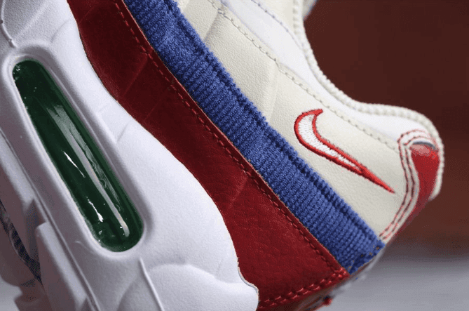 Nike Air Max 95 SE彩虹 耐克公司级子弹95高品质内置彩虹流彩气垫 货号：AJ4138-101