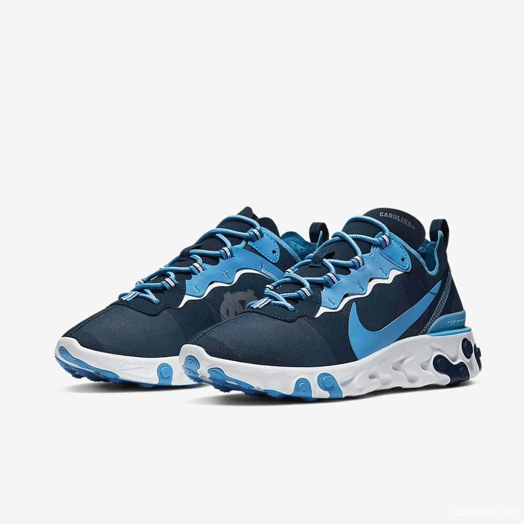 北卡配色的Nike React Element 55谍照曝光！