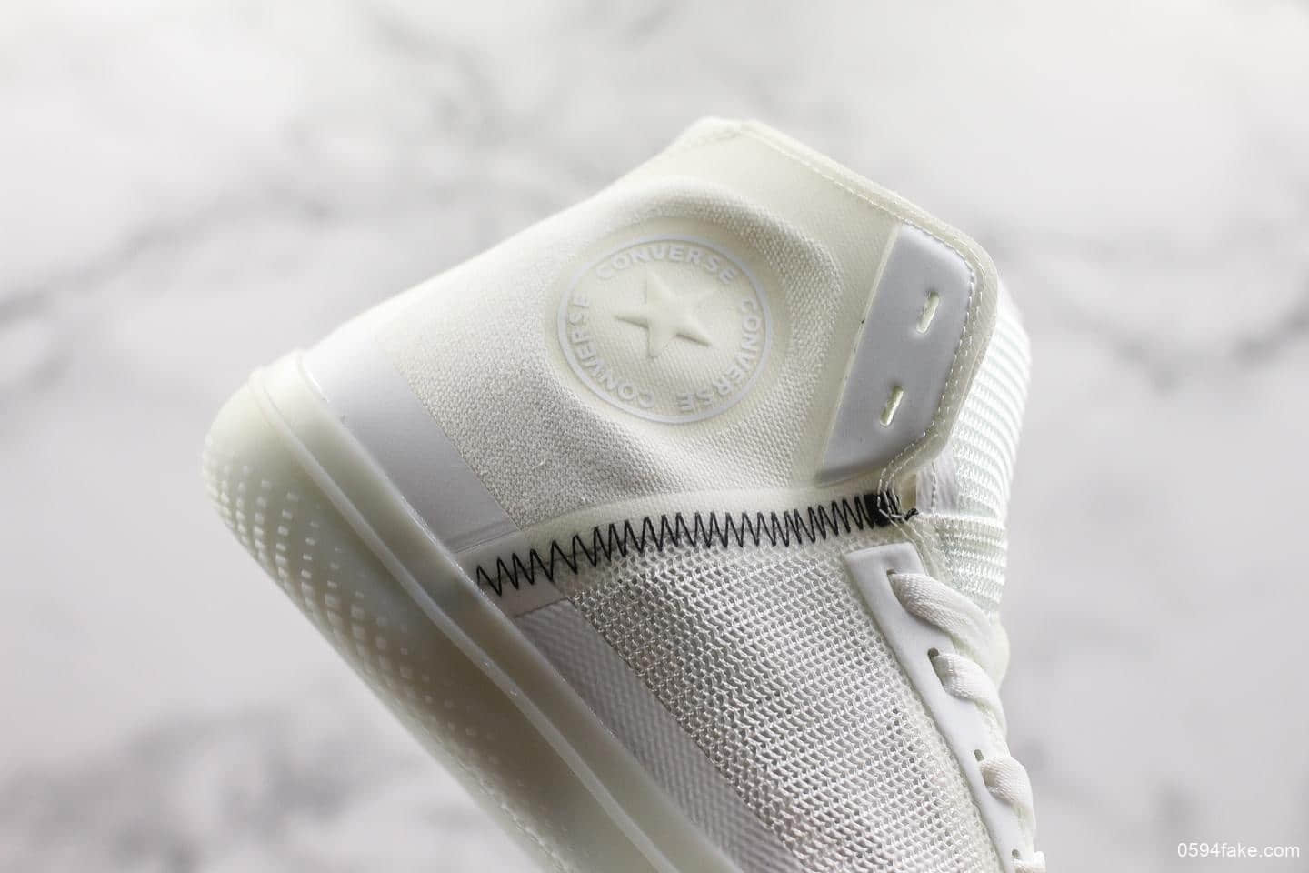 匡威Converse All Star Pro BB Black Silver Orange公司级版本半透明网眼编织鞋面全新回归实战篮球鞋 货号：165655C