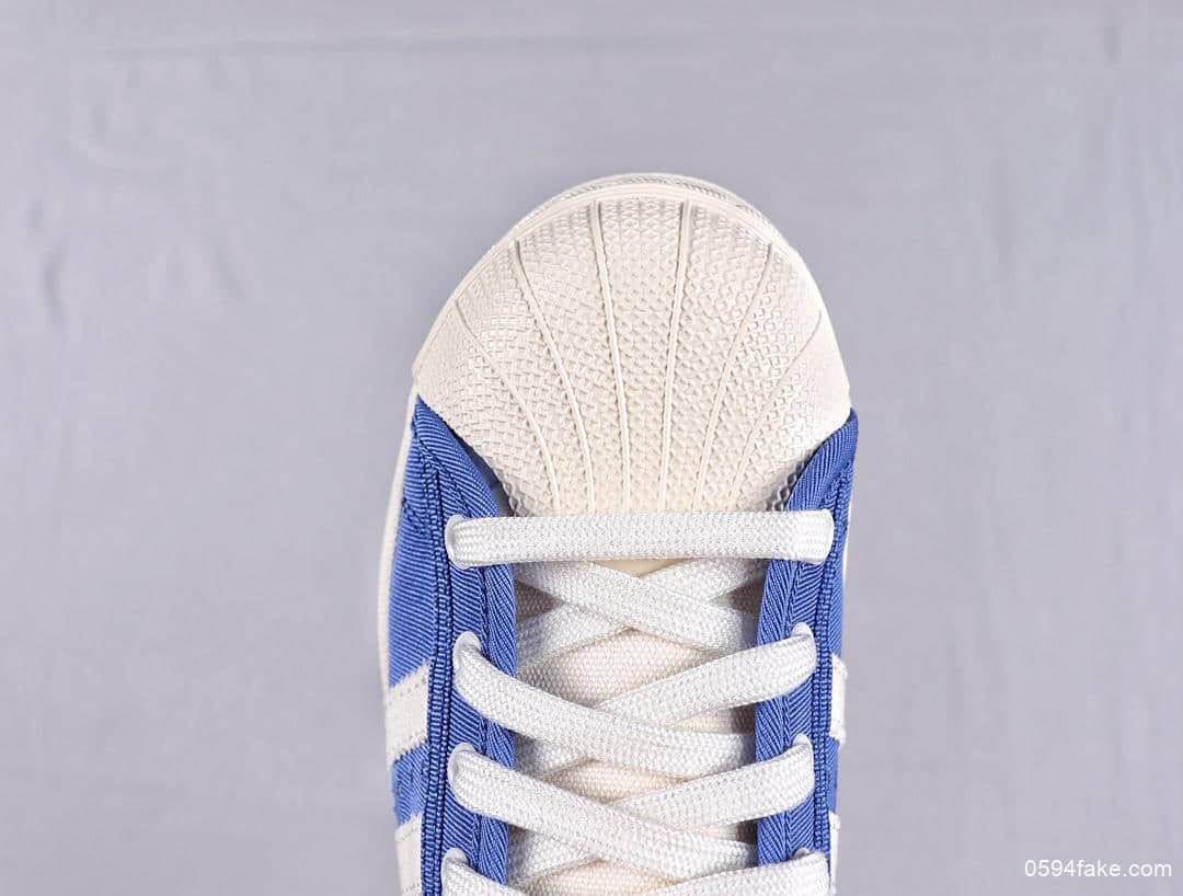 阿迪达斯Adidas Superstar 80s三叶草贝壳头渠道订单海外专供全鞋身顶级头层皮 货号:S82591