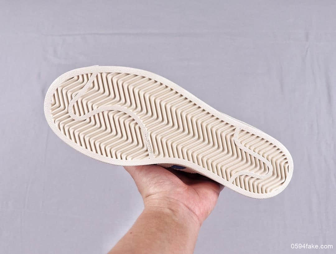 阿迪达斯Adidas Superstar 80s三叶草贝壳头渠道订单海外专供全鞋身顶级头层皮 货号:S82591