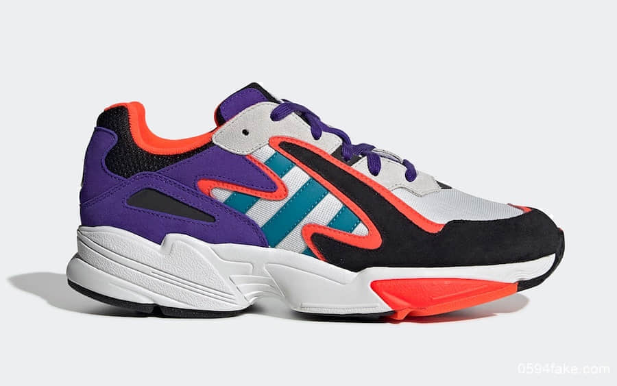 色彩碰撞+复古外形!这双adidas Yung-96 Chasm你心动了吗? 货号:EF1427
