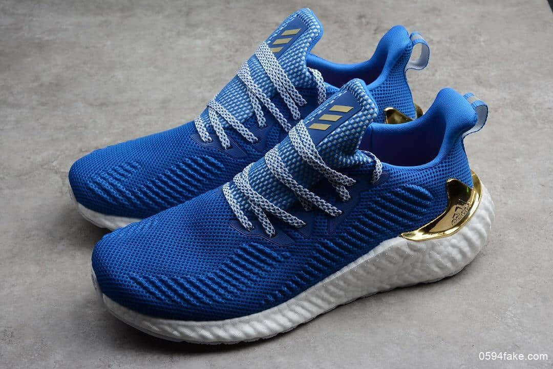 阿迪达斯Adidas Alphaboost System阿尔法蓝白公司级带半码巴斯夫真爆 货号:G54130