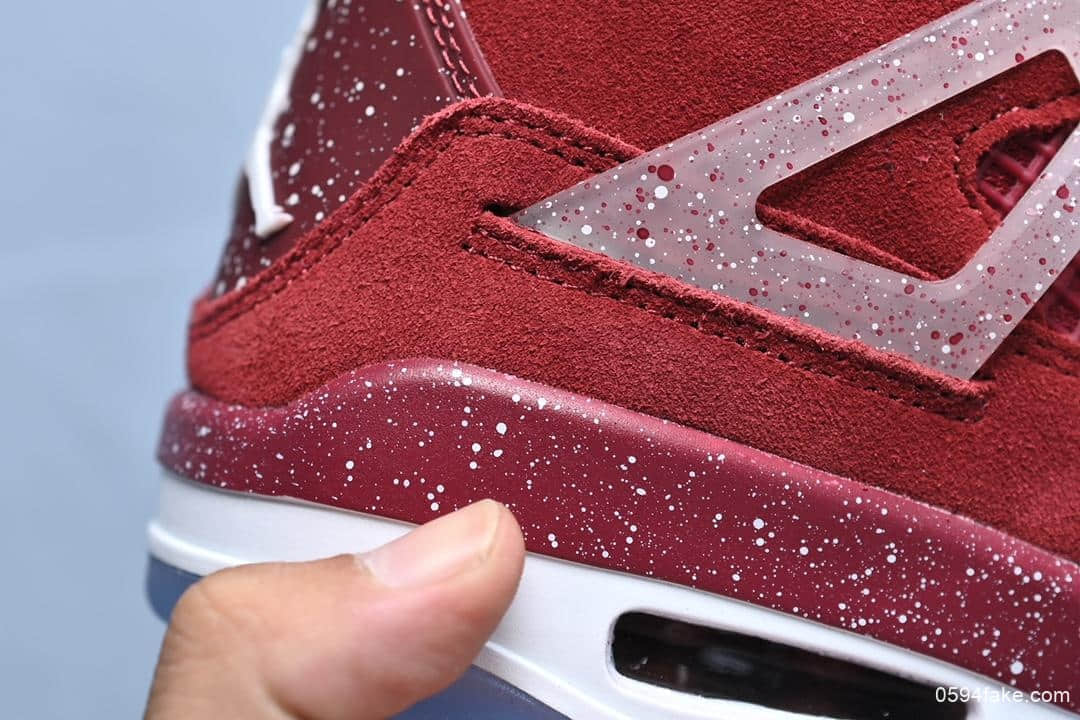 耐克Air Jordan 4 Retro Oklahoma Sooners PE乔丹4代纯原版本原楦原档案开发还原ZP所有细节进口高丝麂皮鞋面支持实战篮球鞋 货号：AJ4-1032076