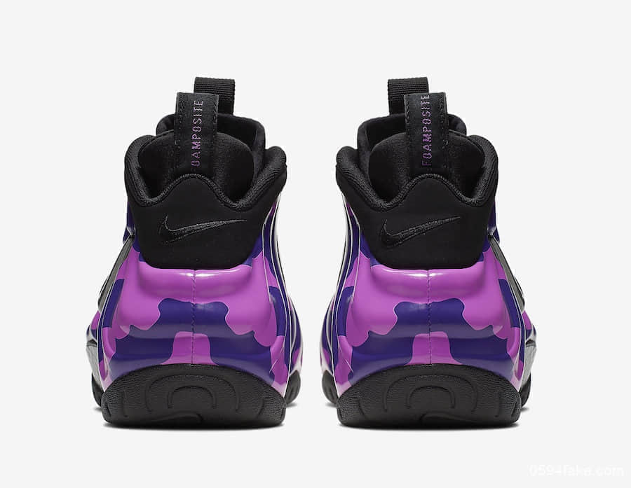 紫迷彩喷泡!酷炫十足!Nike Air Foamposite Pro“Purple Camo”后天发售! 货号:624041-012