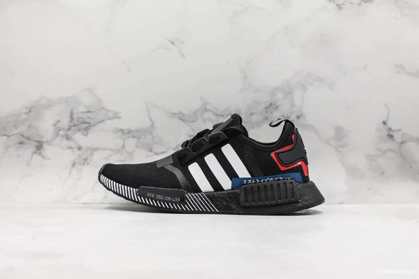 阿迪达斯Adidas NMD R1公司级版本专柜同步休闲运动原厂巴斯夫大底高密度弹性针织鞋面首发新配色 货号：EF1734