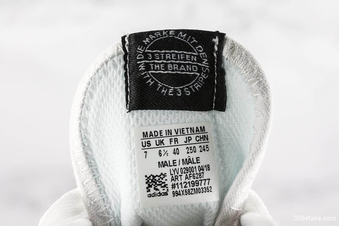 阿迪达斯Adidas Nizza公司级版本三叶草校园低帮休闲帆布板鞋吴亦凡同款 货号:AF6287