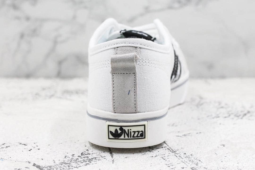 阿迪达斯Adidas Nizza公司级版本三叶草校园低帮休闲帆布板鞋吴亦凡同款 货号:AF6287