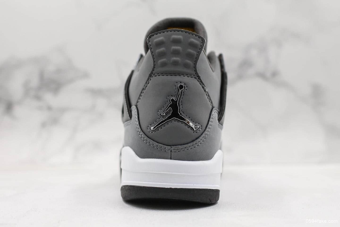 乔丹Air Jordan 4 Retro Cool Grey纯原版本AJ4酷灰配色原档案数据开发原盒原标实战篮球鞋 货号:308497-007