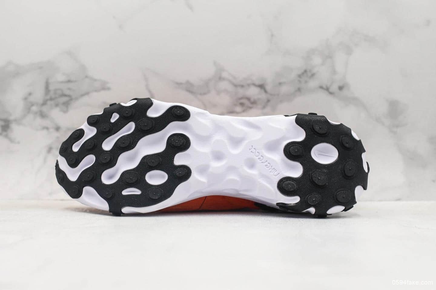 耐克React Element 55 PRM SU19高桥盾联名落叶橘公司级带半码 原厂韩国进口纱网 货号：BQ9241-001