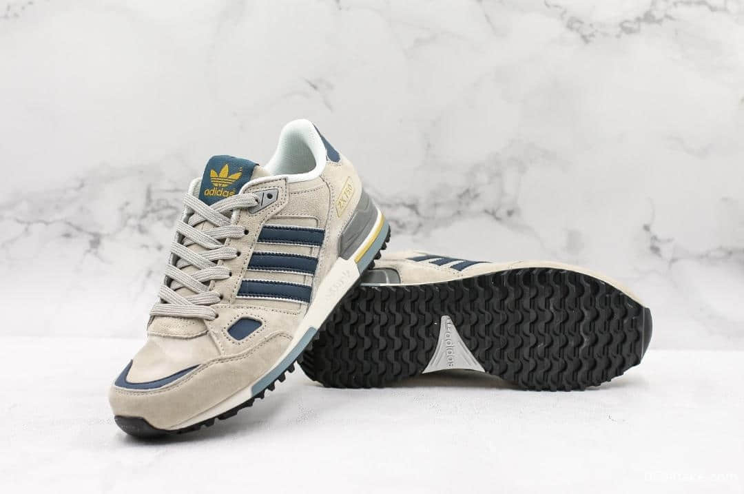 阿迪达斯Adidas Originals ZX750公司级版本阿迪达斯三叶草经典复古校园系列原标半码专柜同步国内标原盒
