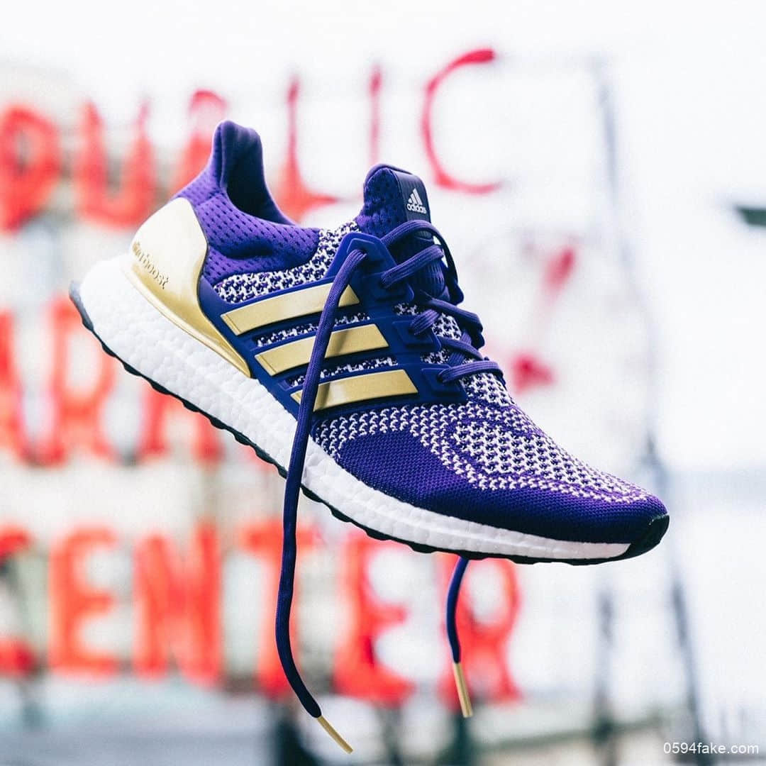 adidas Ultra Boost 1.0 “Washington Huskies”配色登场!酷似紫金湖人!