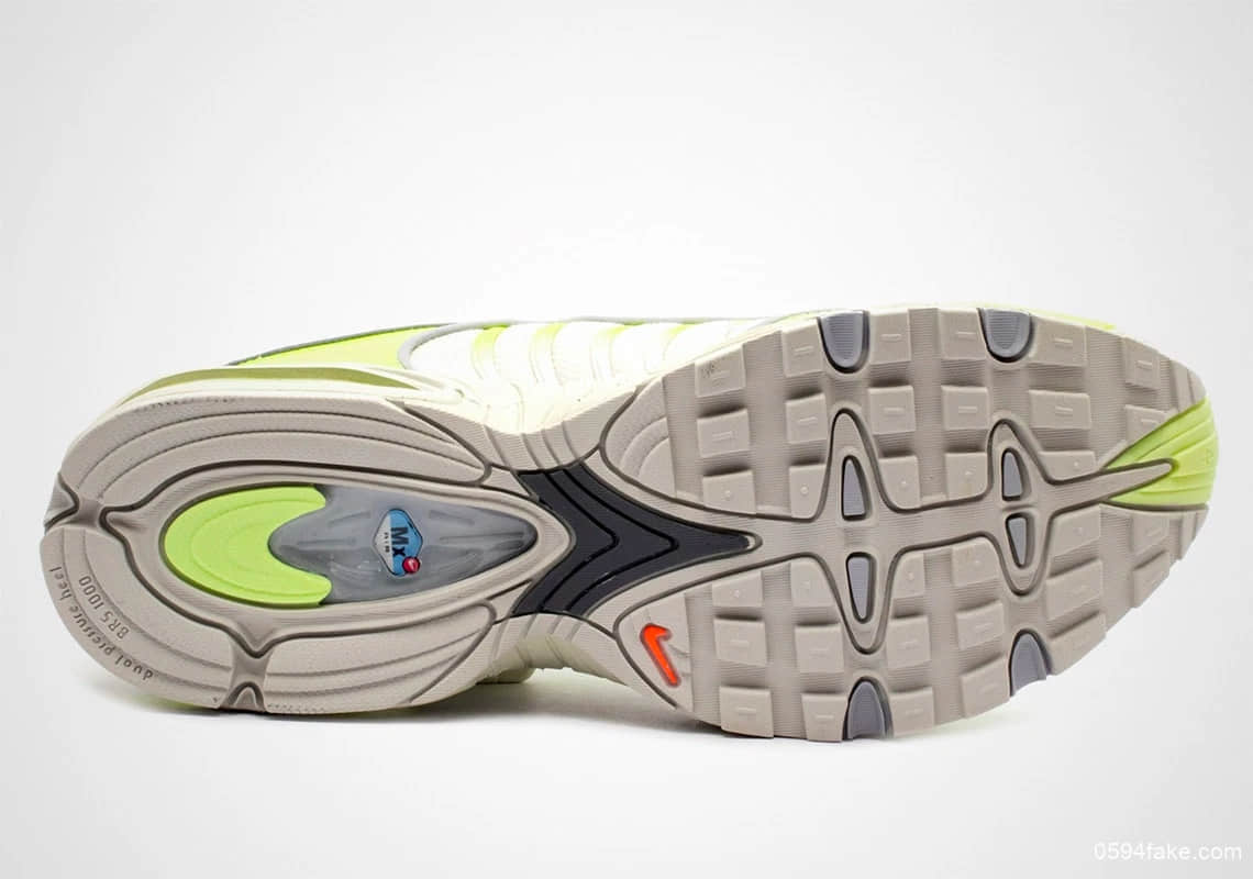 荧光绿配色的Nike Air Max Tailwind 4简直不要太亮眼! 货号:CJ0784-700