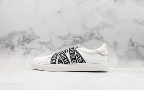 纪梵希Givenchy Low-top lace-up sneakers广东原厂纯原本版奢侈小白鞋GVC绑带限定款