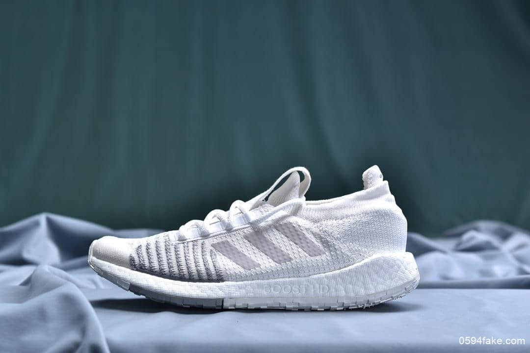 阿迪达斯Adidas PulseBOOST HD m纯原版复古编织透气正确版boost脉冲爆米花系列户外野跑高弹休闲运动跑鞋 货号：G26930
