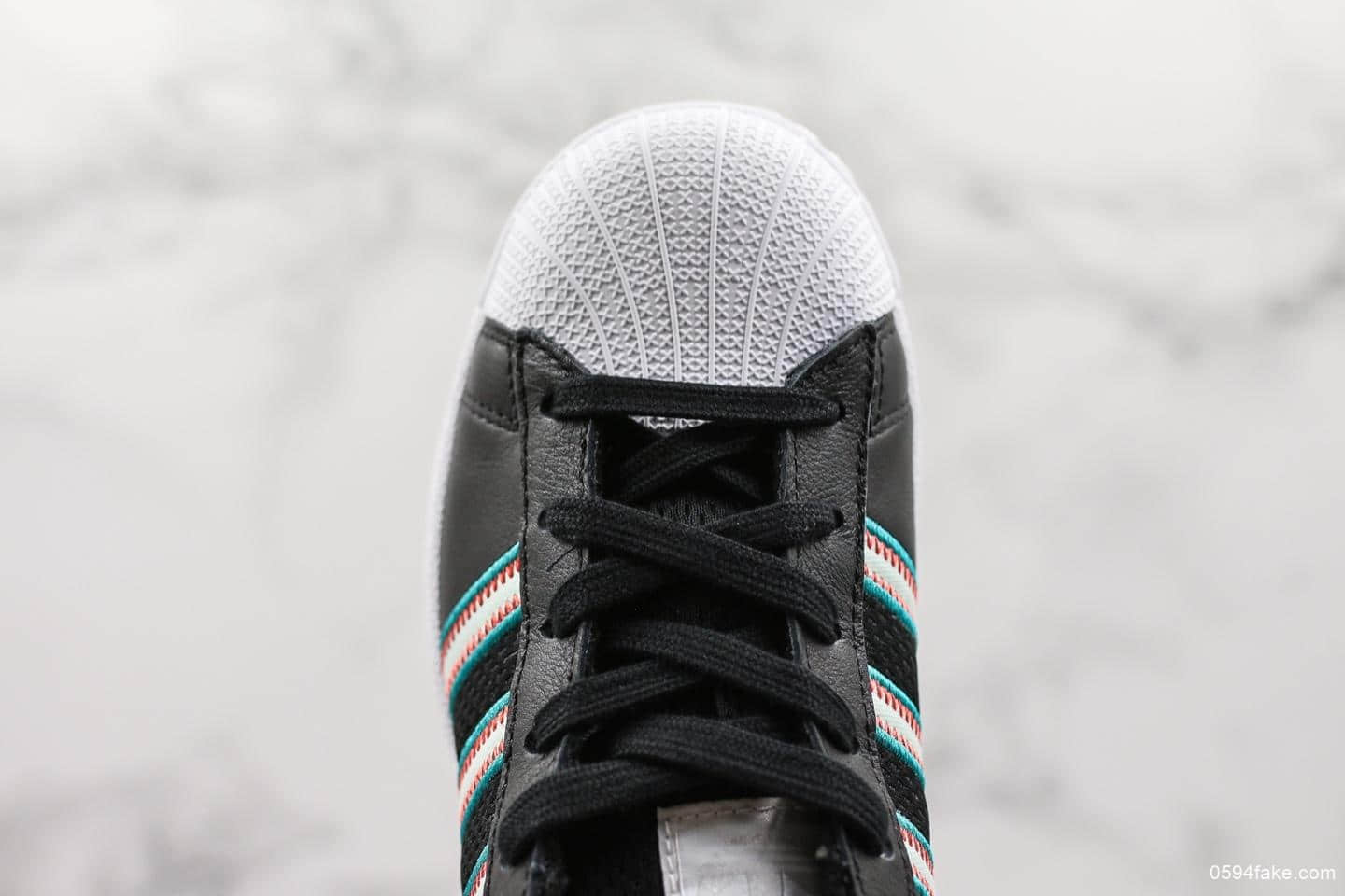 阿迪达斯Adidas Superstar W公司级渠道订单三叶草贝壳头正确EVA软中底内置裁片后跟几率过验 货号:BD7417