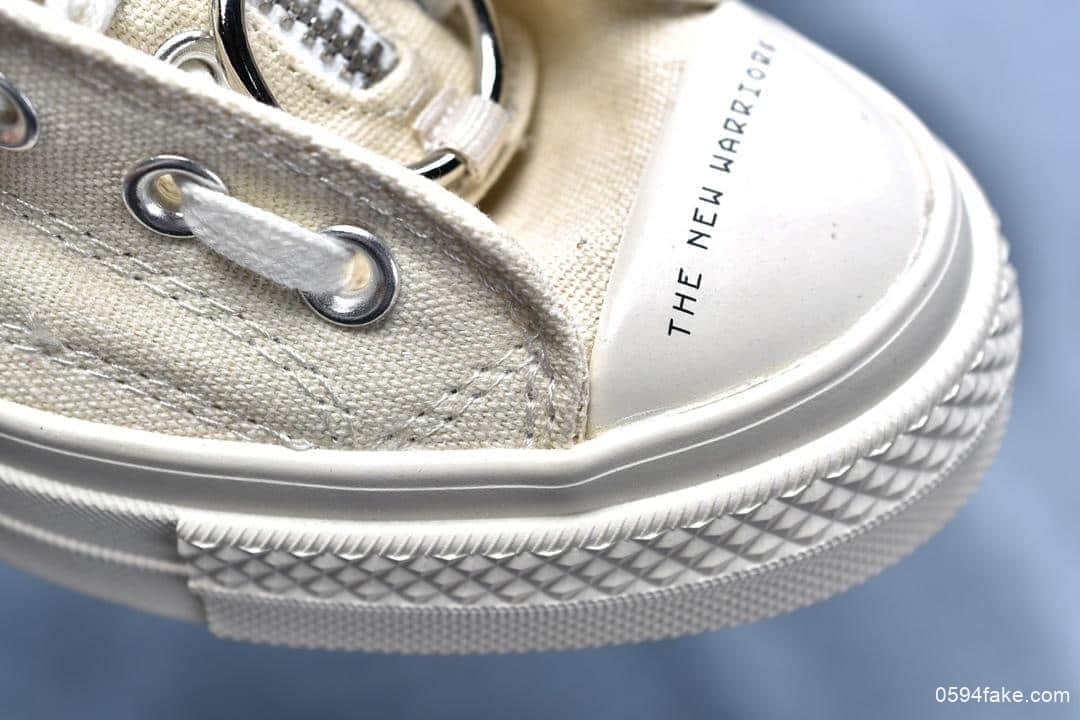 匡威Undercove x Converse Chuck Taylor 1970s Hi Zip高桥盾联名款真标硫化高帮百搭休闲运动硫化板鞋中拉链黑白 货号:164832C