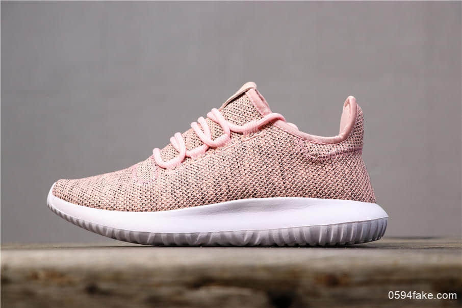 阿迪达斯Adidas Tubular Shadow真标高品质简版小椰子粉色休闲百搭运动鞋 货号：BB8871