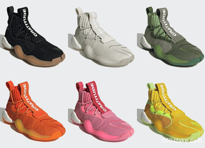 Pharrell x adidas Crazy BYW X六款全新配色!有没有all in的冲动!
