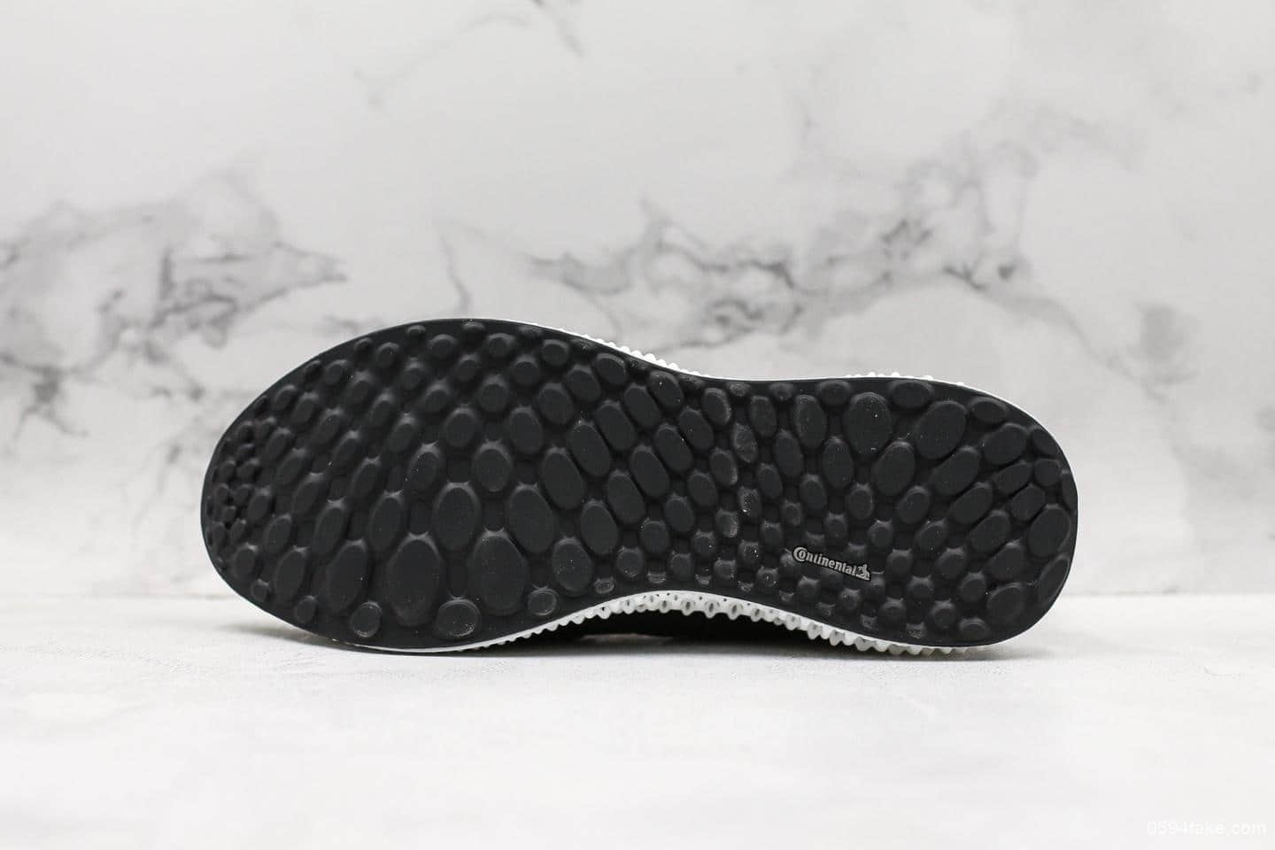 阿迪达斯adidas Alphaedge 4D 2.0 Future M纯原版本4D打印技术阿尔法针织呼吸面套脚休闲运动慢跑鞋黑压纹白底 货号:EF3462