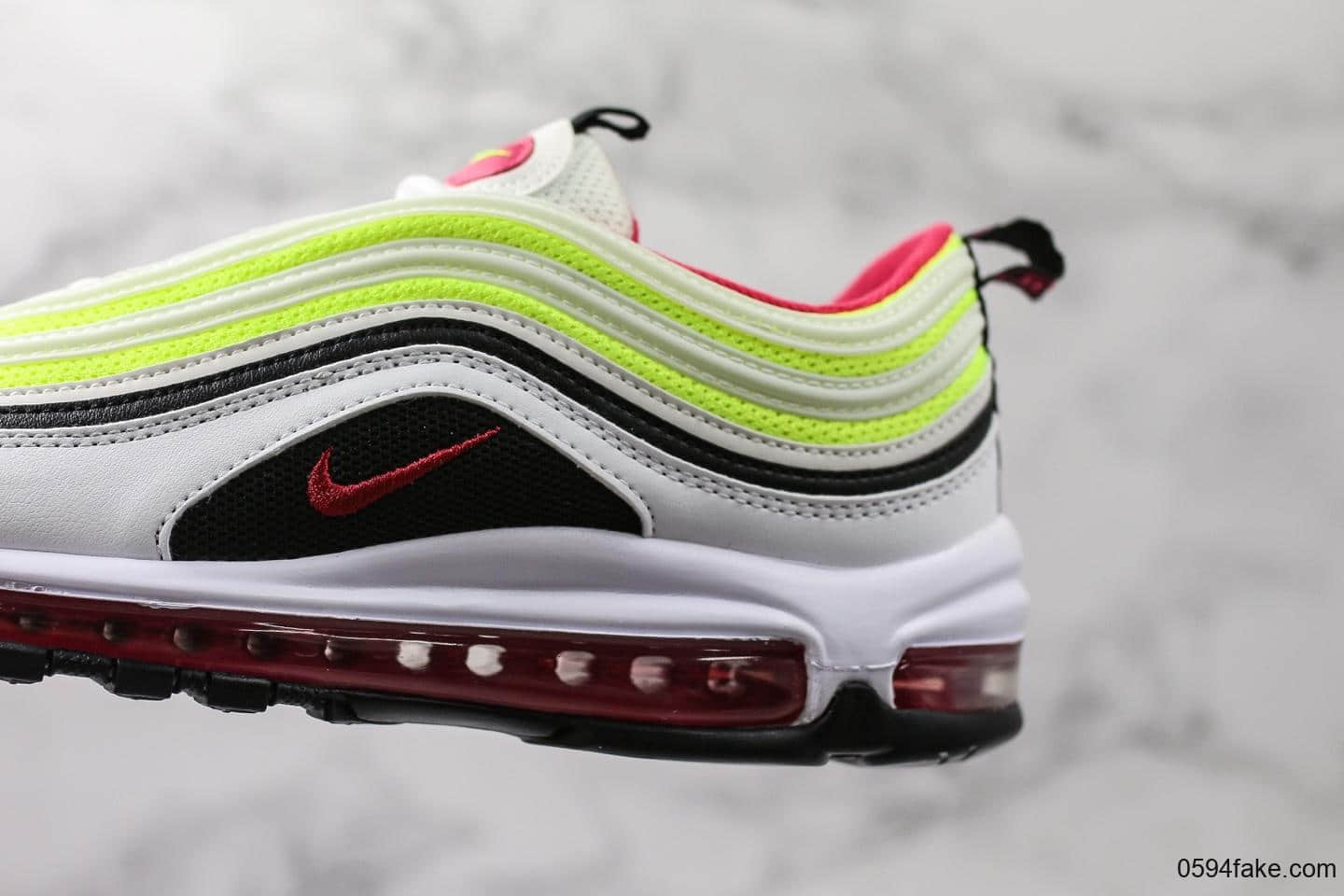 耐克NIKE Air Max 97纯原版本全新配色原装批次子弹拆解原鞋开发市面独家原模原气垫正确卡色匹配 货号:CJ9978-100