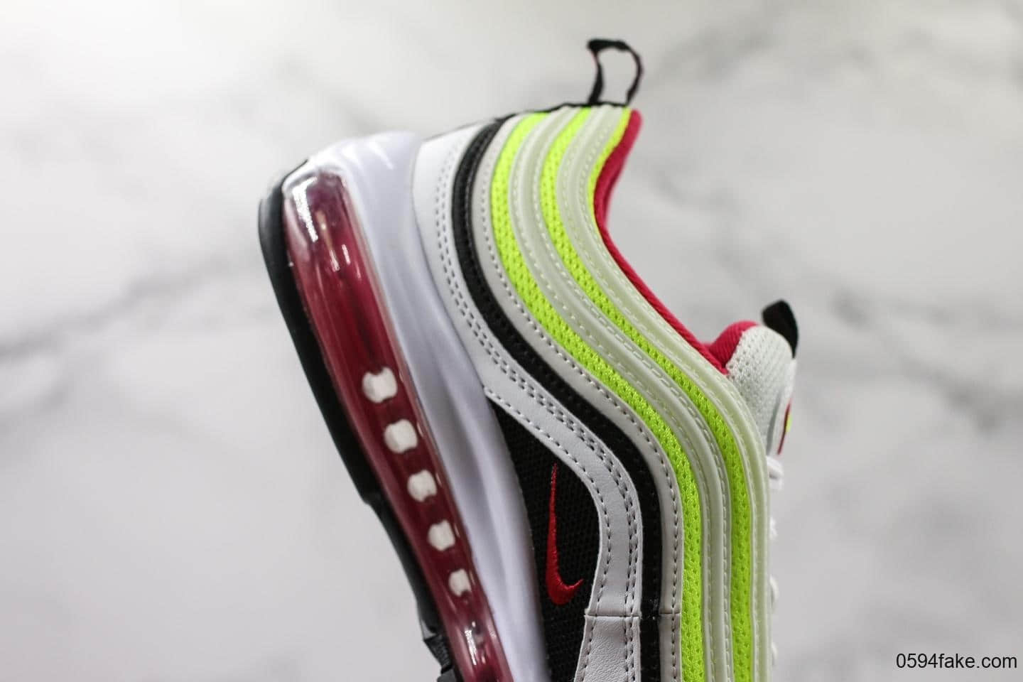 耐克NIKE Air Max 97纯原版本全新配色原装批次子弹拆解原鞋开发市面独家原模原气垫正确卡色匹配 货号:CJ9978-100
