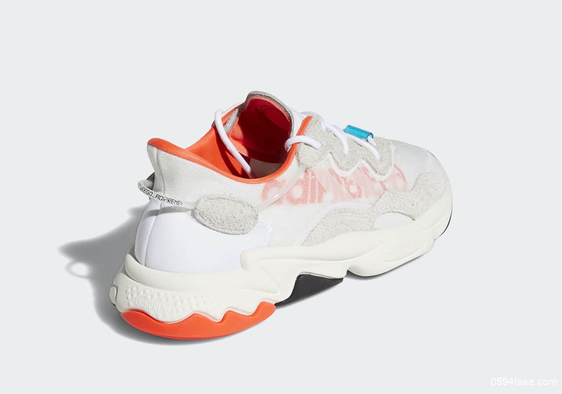 向经典缓震 adiPRENE+ 科技致敬！这双adidas Ozweego配色有点好看哦！ 货号：EH0252