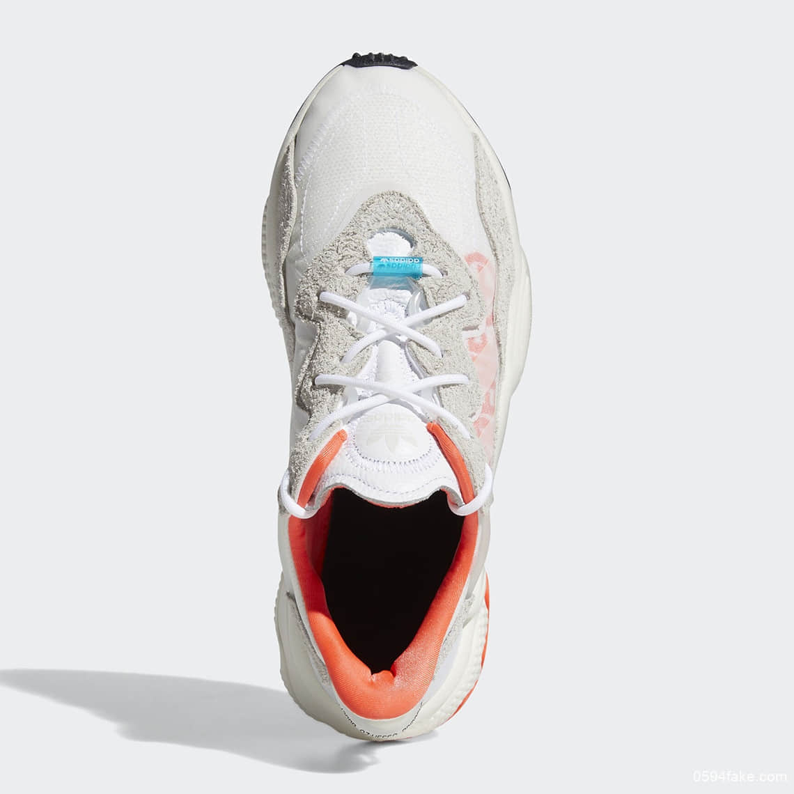 向经典缓震 adiPRENE+ 科技致敬！这双adidas Ozweego配色有点好看哦！ 货号：EH0252