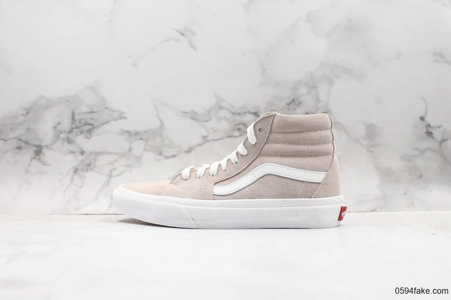 万斯Vans SK8-Hi高帮板鞋官方爆款粉色公司级带半码全麂皮材质 货号:VN0A4BV6V79