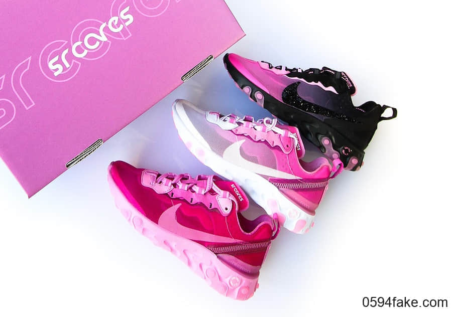 乳腺癌系列限定！Sneaker Room x Nike React Element 87系列明日发售！