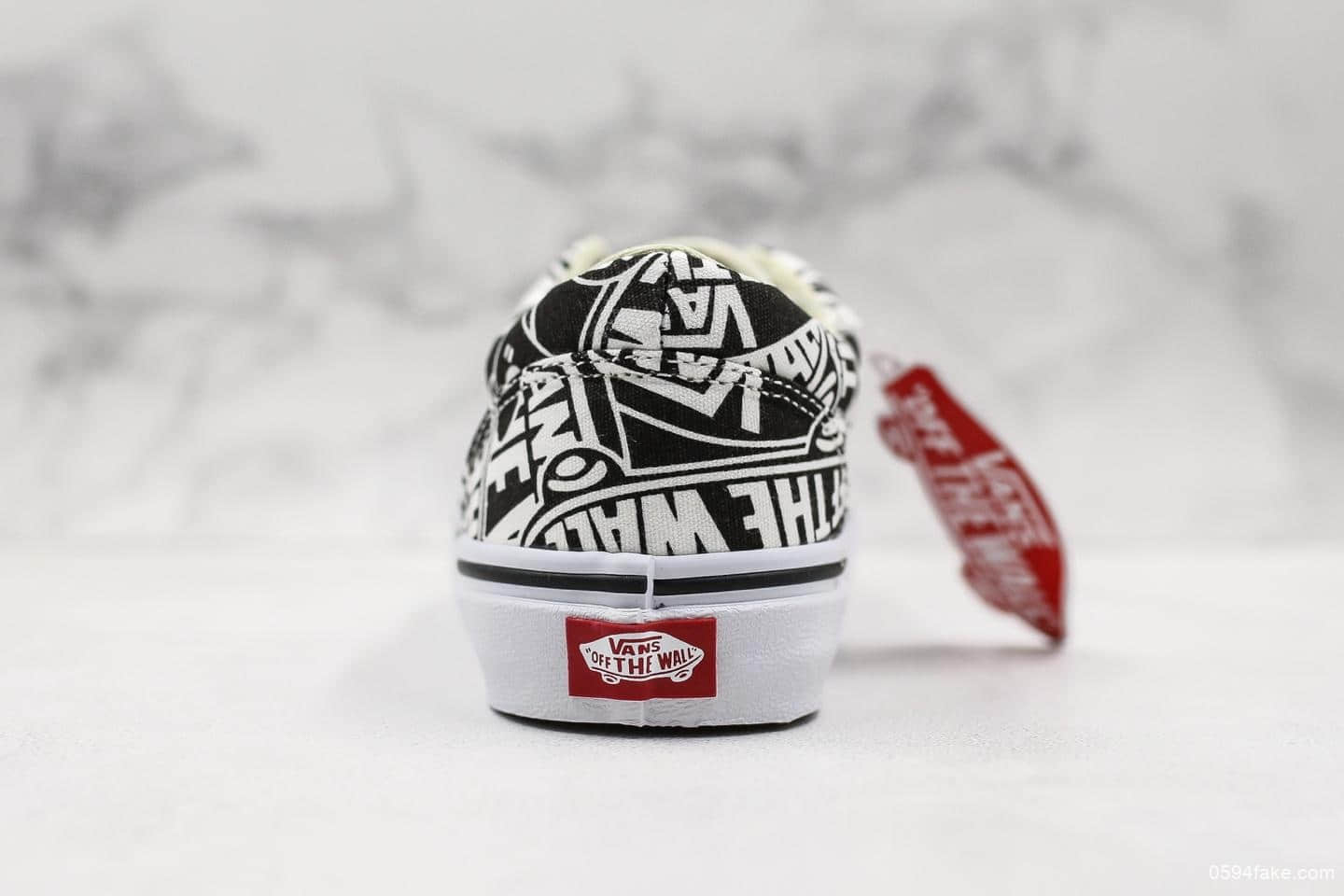 万斯Vans Authentic OTW Repeat字母印花真标硫化工艺原厂钢印完美鞋头包边 货号：VN0A38EMUKL