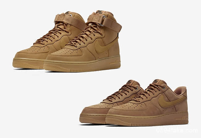 全新小麦配色的Air Force 1 High!质感十分出众! 货号:CJ9178-200