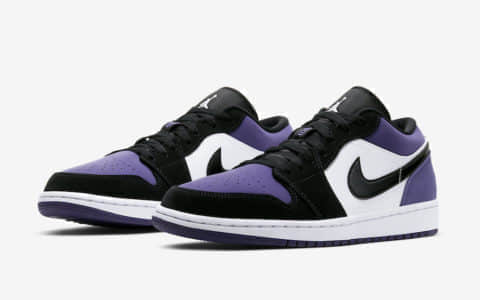 气质不俗！Air Jordan 1 Low“Court Purple”已于海外发售！ 货号：553558-125