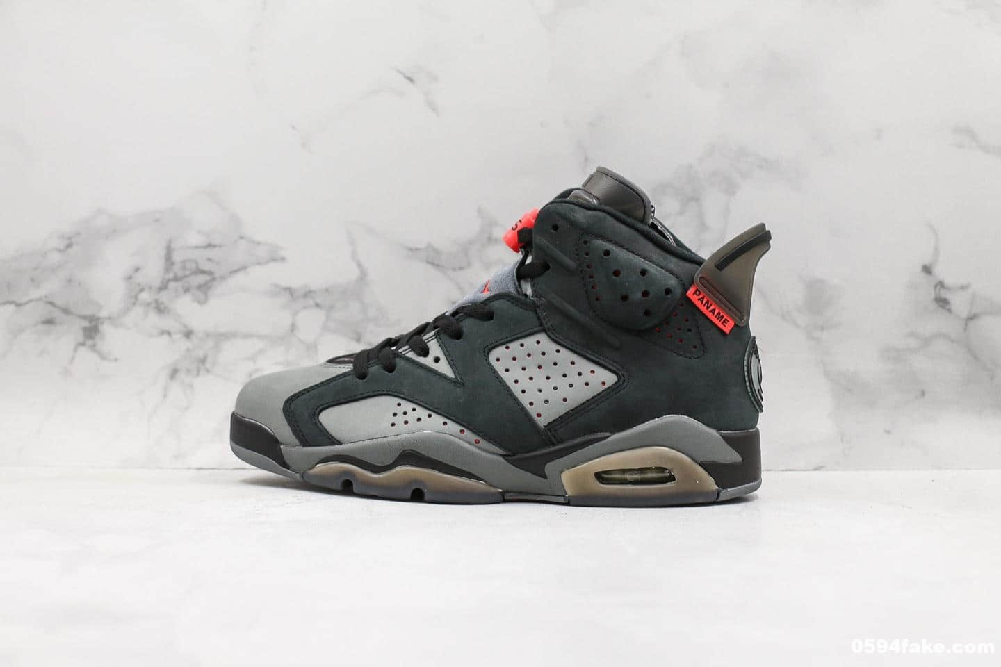 乔丹Air Jordan 6 x PSG大巴黎AJ6纯原版本麂皮材质原楦头原纸板原鞋开模打造区别市面通货版本 货号：CK1229-001