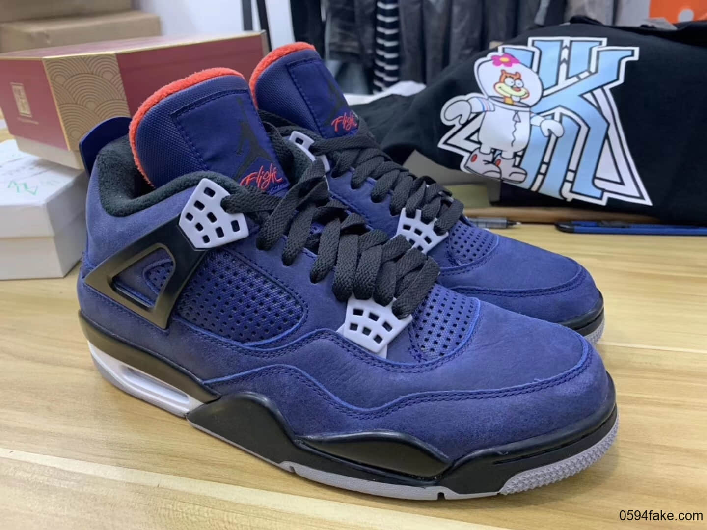 羊毛衬里温暖过冬天!Air Jordan 4 WNTR“Loyal Blue”将与12月2日发售! 货号:CQ9597-401