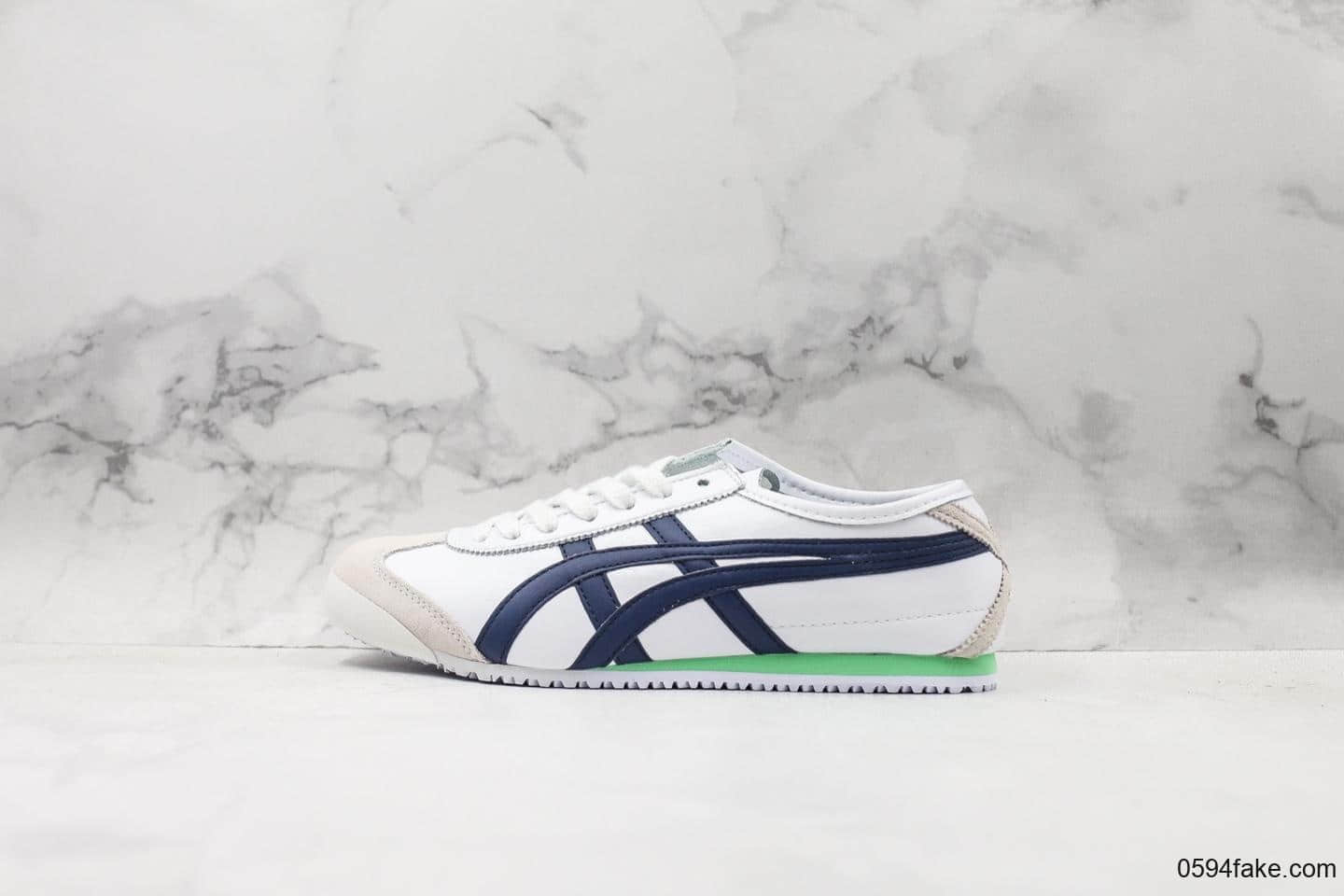 亚瑟士Asics Tiger Mexico 66公司级版本鬼冢虎原装头层阿斯克斯经典休闲跑鞋四联吊牌齐全 货号：1183A359-101