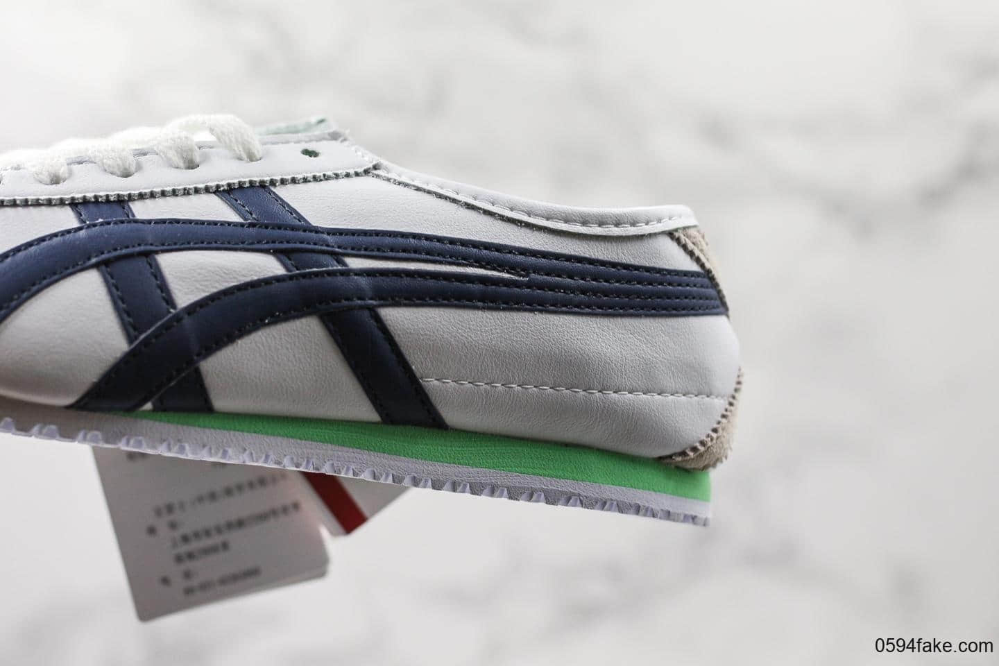 亚瑟士Asics Tiger Mexico 66公司级版本鬼冢虎原装头层阿斯克斯经典休闲跑鞋四联吊牌齐全 货号：1183A359-101