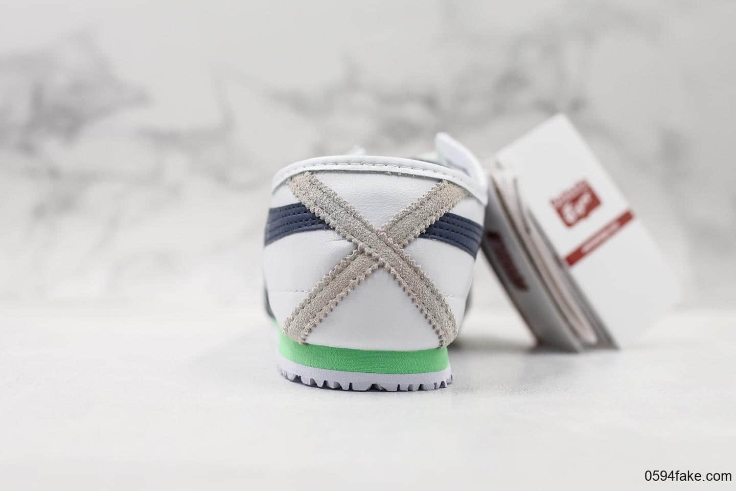 亚瑟士Asics Tiger Mexico 66公司级版本鬼冢虎原装头层阿斯克斯经典休闲跑鞋四联吊牌齐全 货号：1183A359-101